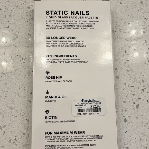 New In Box … 9 Different Nail Polishes - Clear, White, Light Pinks, to Gray - Picture 2 of 3